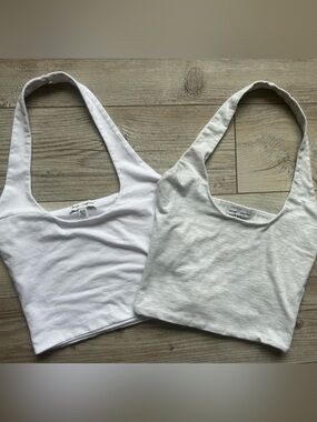 2-Piece Halter Crop Top Bundle XS